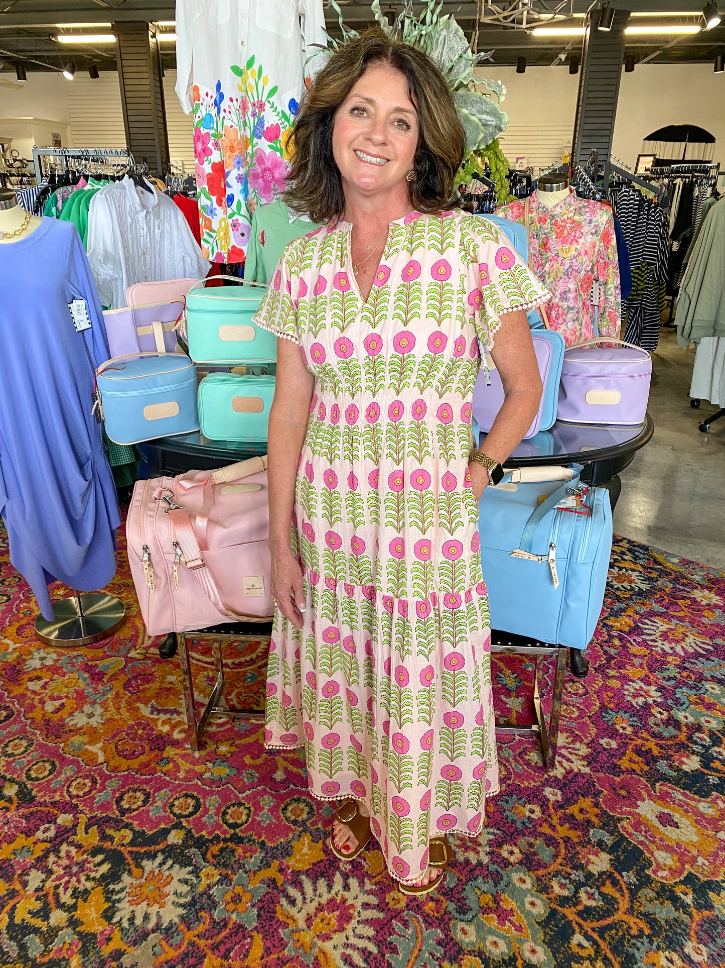 Rows of Flowers Dress