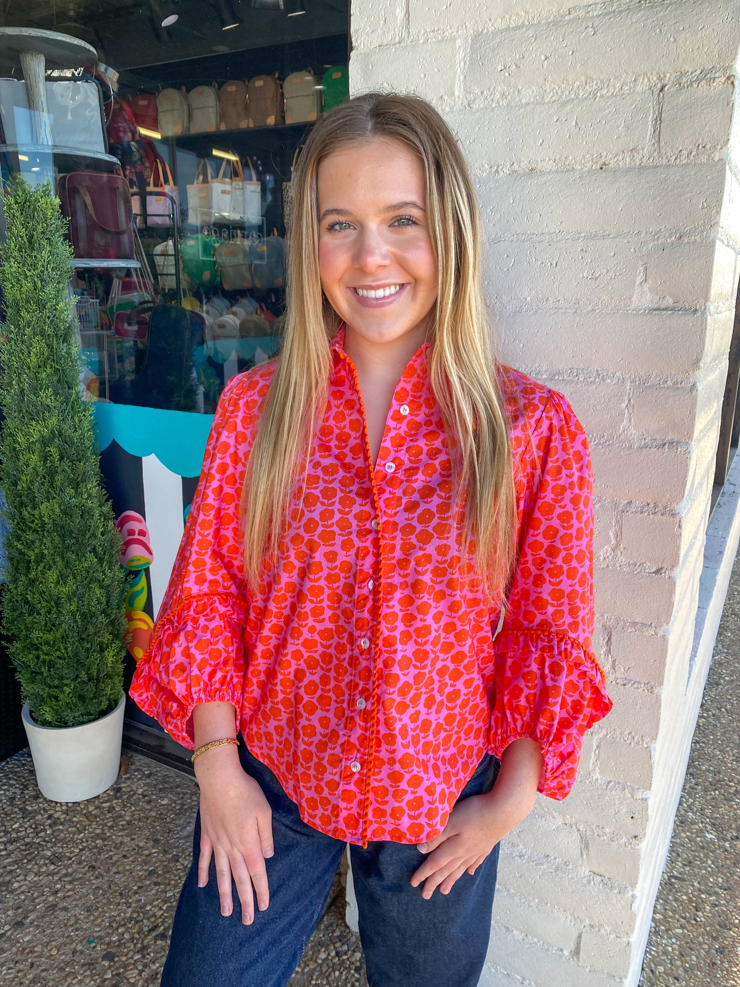 Puffy Daisy Top