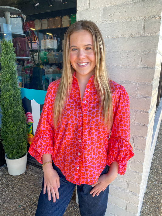Puffy Daisy Top