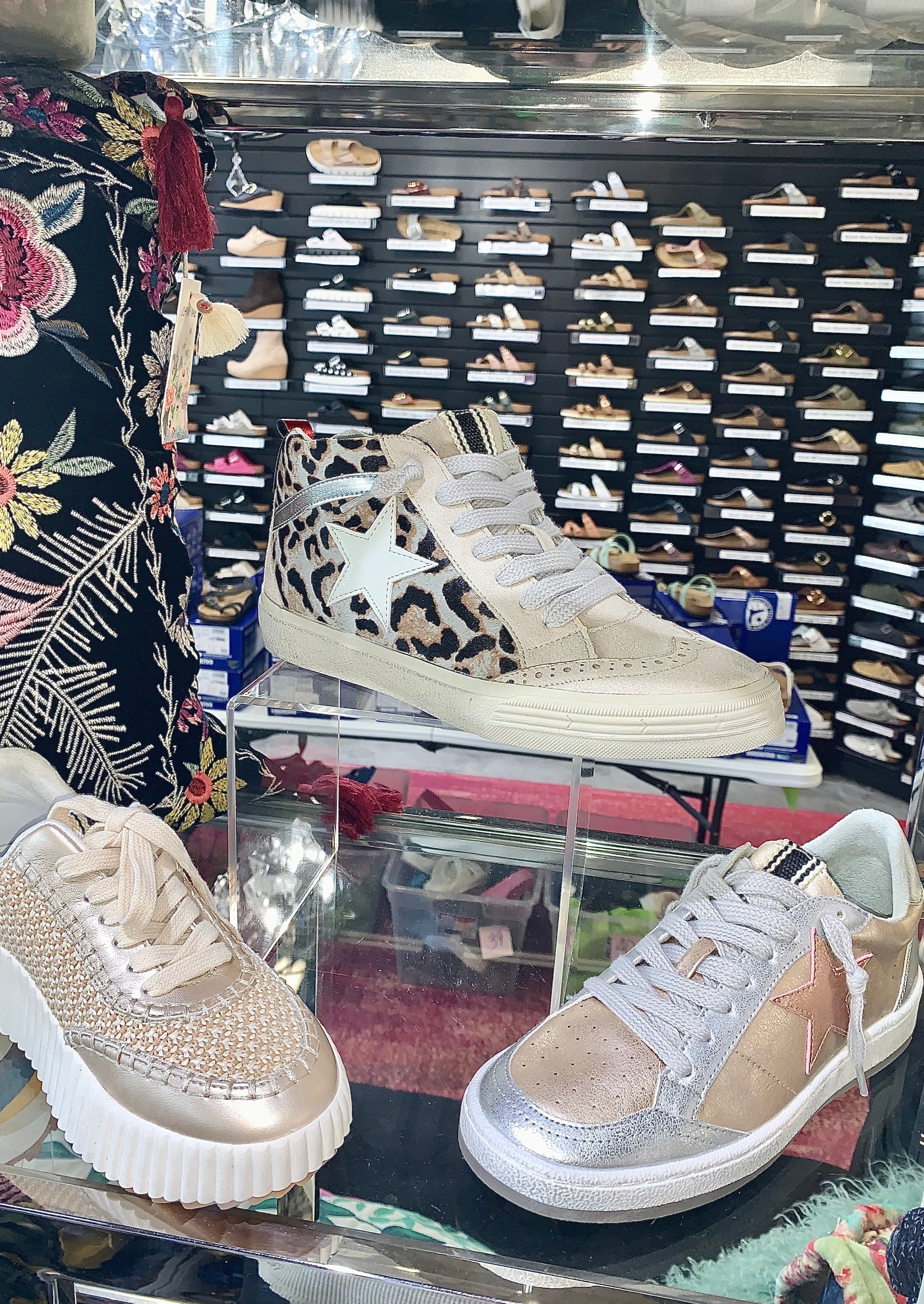 Grey leopard hot sale sneakers