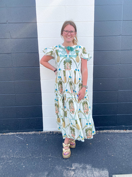 Birds in Paradise Dress