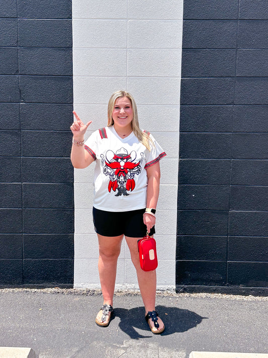 Texas Tech Pistol Pete Jersey Tee