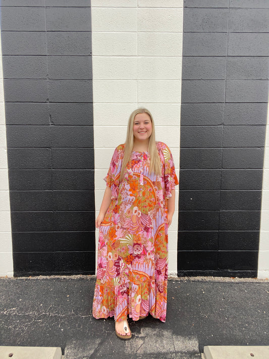 Multi Go With The Flow Dress