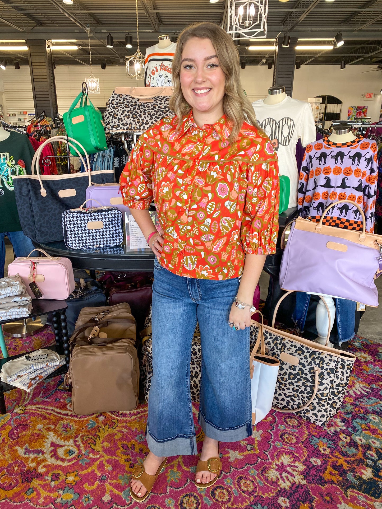 Harvest Round Yoke Blouse
