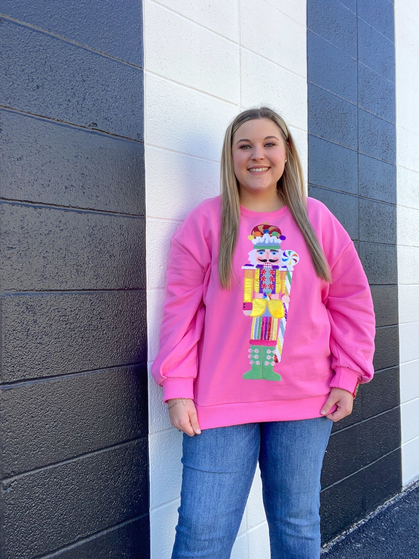 Pink Candyland Nutcracker Sweatshirt