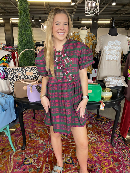 Party Plaid Ella Dress