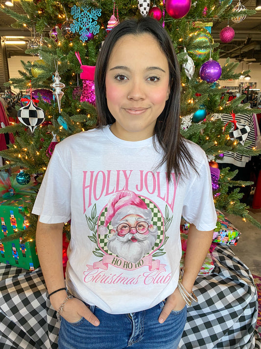 Holly Jolly Christmas Club T-shirt