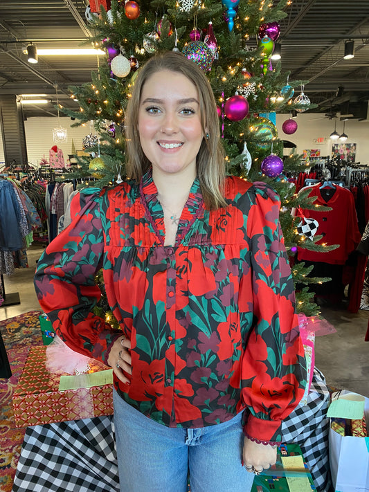 Legacy Floral Oliver Top
