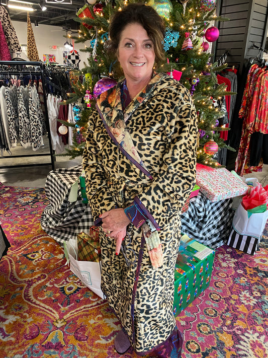 Reversible Leopard Robe