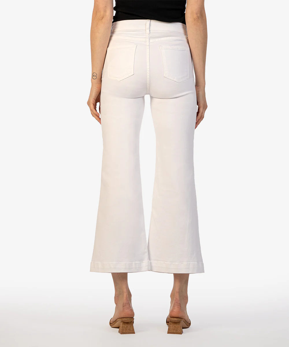 Meg High Rise Optic White Jean