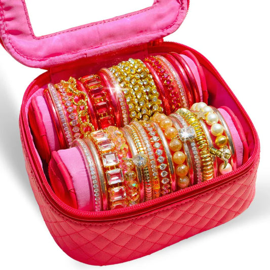 BuDhaGirl Pink Travel Case-Large