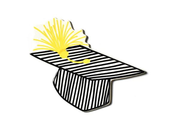 Big Att: Striped Graduation Cap