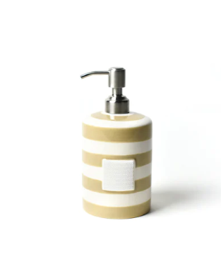 Cylinder Soap Pump- Neutral Stripe