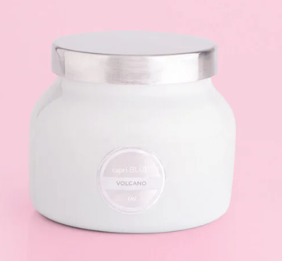 8oz Volcano White Petite Jar