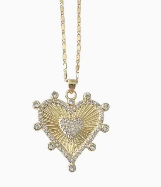 Carter Gold Heart Necklace