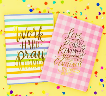 Notebook Set Spiritual Stripes & Gingham