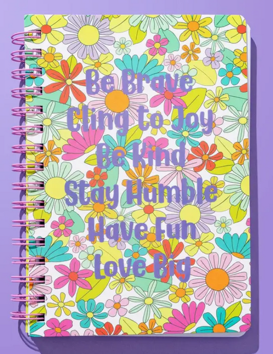 Be Brave Spiral Notebook