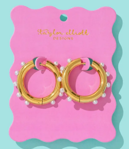 Huggie Earrings Lola Large Gold