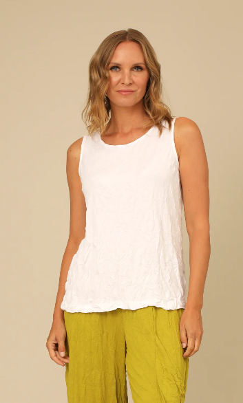 Alia Short Tank White
