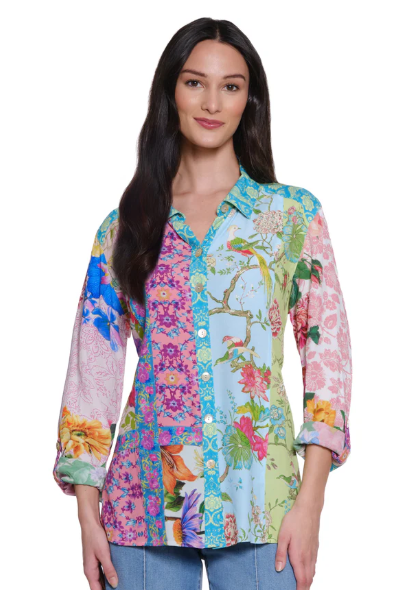 Multi Floral Pattern Top