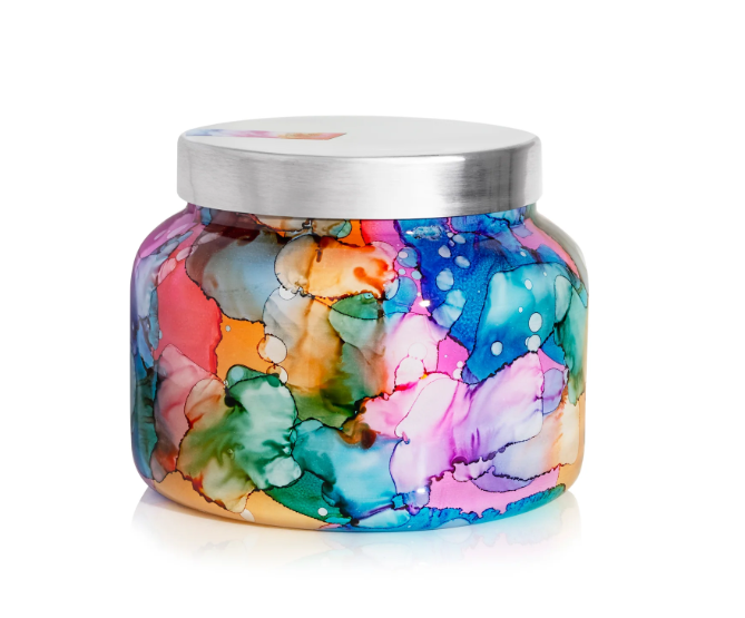 48oz Volcano Rainbow Watercolor Jar