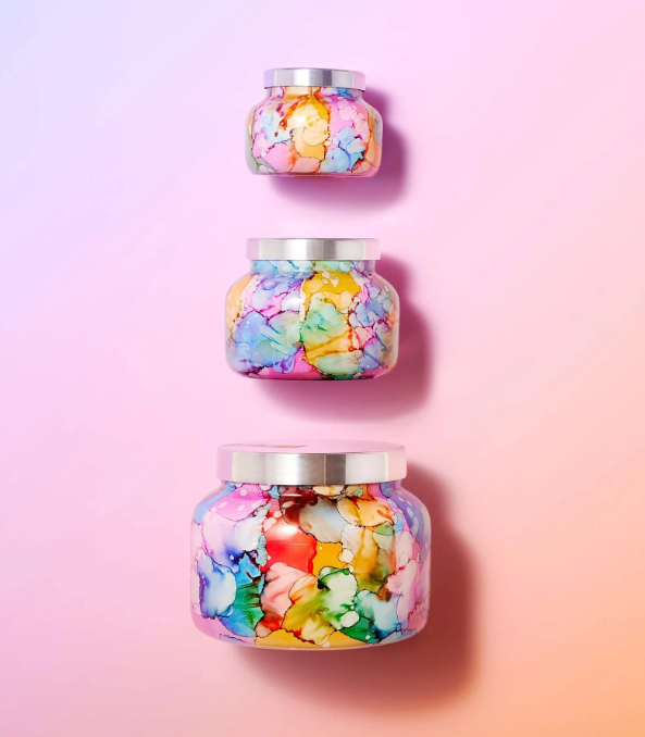 48oz Volcano Rainbow Watercolor Jar