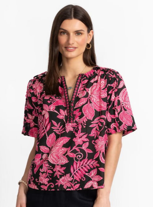 Alycia Ruffle Seam Top