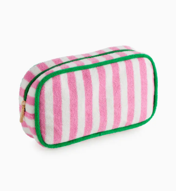 Pink Cabana Stripe Small Pouch