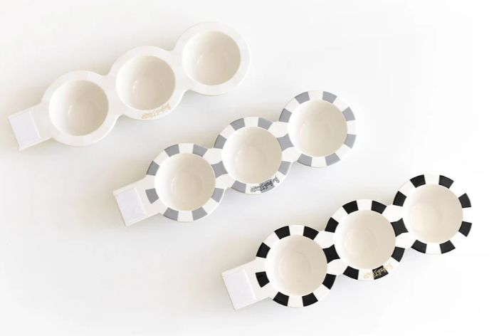 White Stripe Trio Bowl-0814