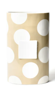 Neutral Dot Big Vase