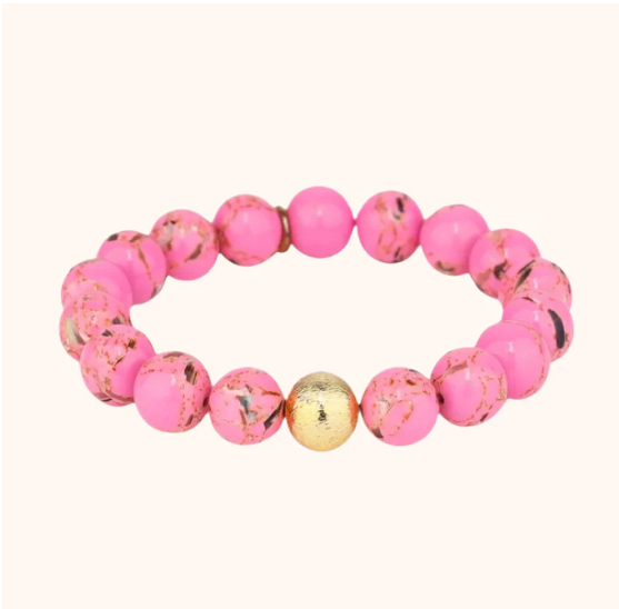 Marble Beaded Bracelet