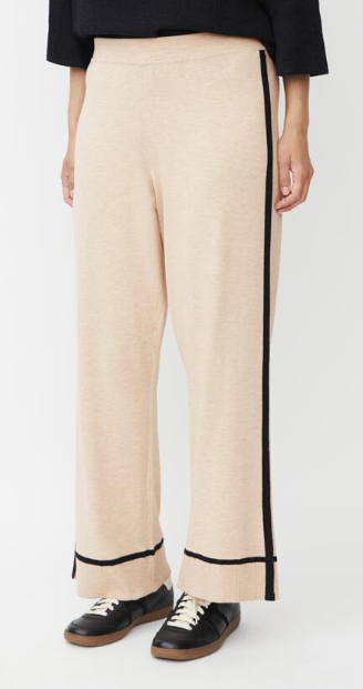 L Beige Mel Pexilon Trousers