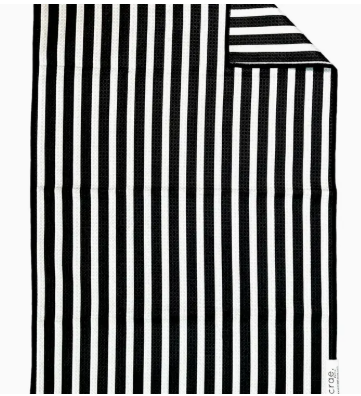 Black Licorice Double Sided Hand Towel