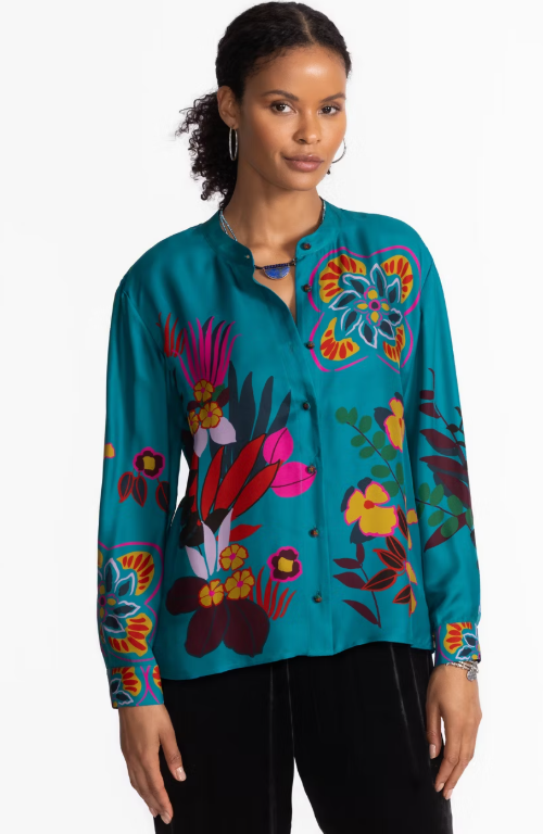 House of Flores Jacqueline Button Down Shirt