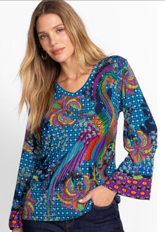 Thala Janie Favorite V-Neck Kimono Sleeve Tee
