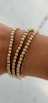 Two Toned Beaded Bracelet