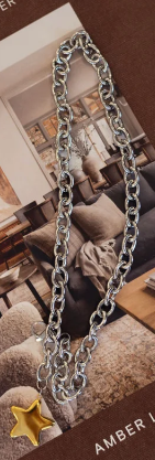 Two Toned Star Necklace