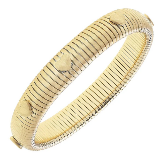 Constance Heart Watchband Bangle