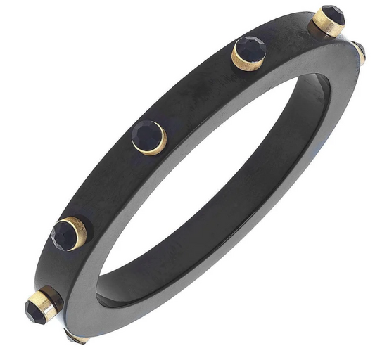 Renee Resin and Rhinestone Bangle