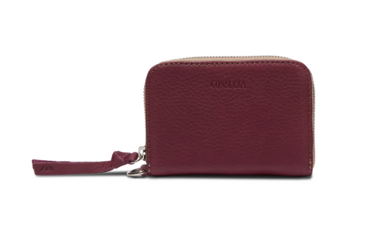 Plum Zippy Wallet