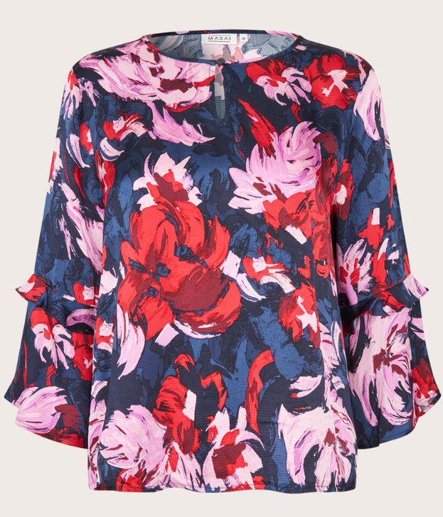 MaBimelda Scarlet Sage Top