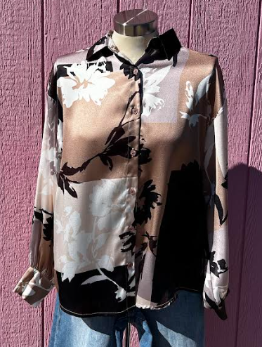 Shadow Bloom Oversize Shirt