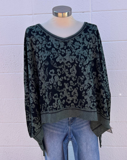 Succulent Deep V-Neck Top