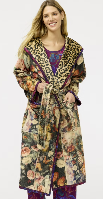 Reversible Leopard Robe