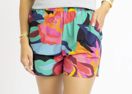 Big Floral Performance Shorts