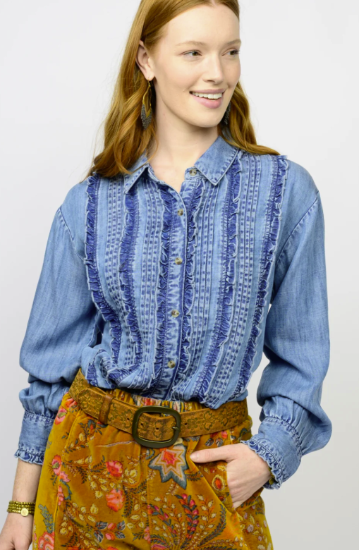 Tuxedo Denim Shirt