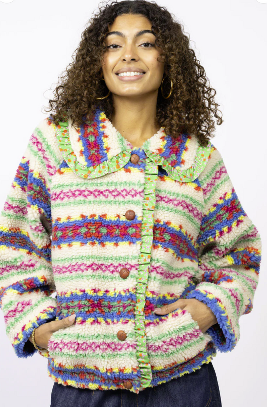 Fair Isle Sherpa Jacket