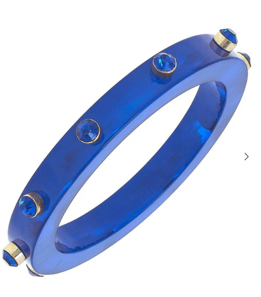 Renee Resin and Rhinestone Bangle