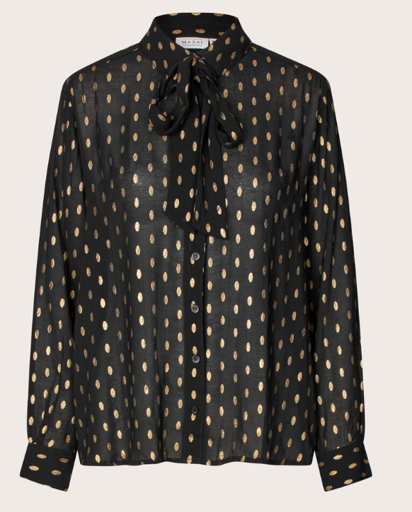Malnoria Black Blouse
