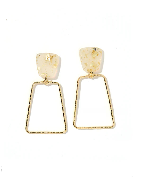 Kaelyn Earrings- Gold Confetti